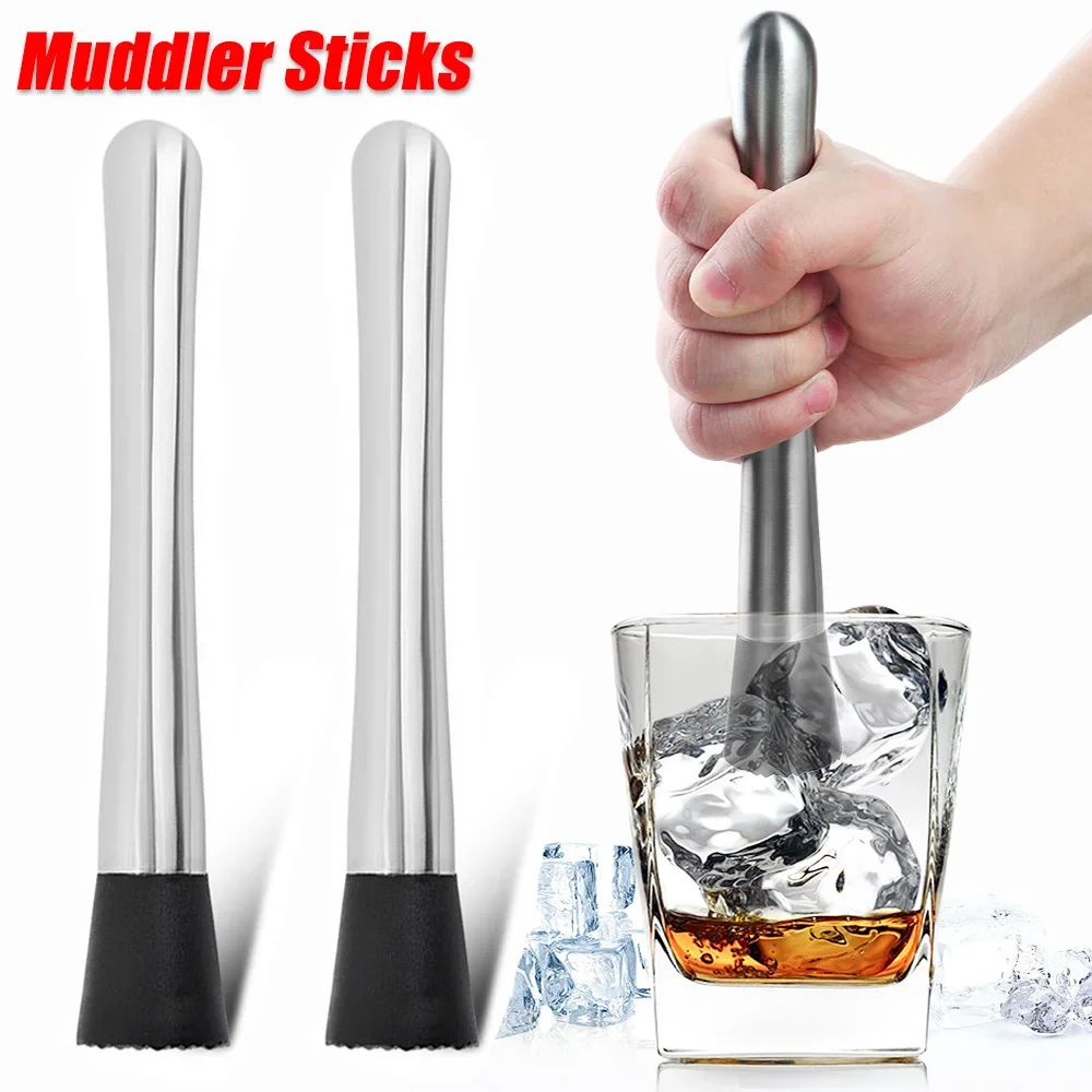 Muddler Cocktail Bar - Многофункциональный мадлер для льда из нержавеющей