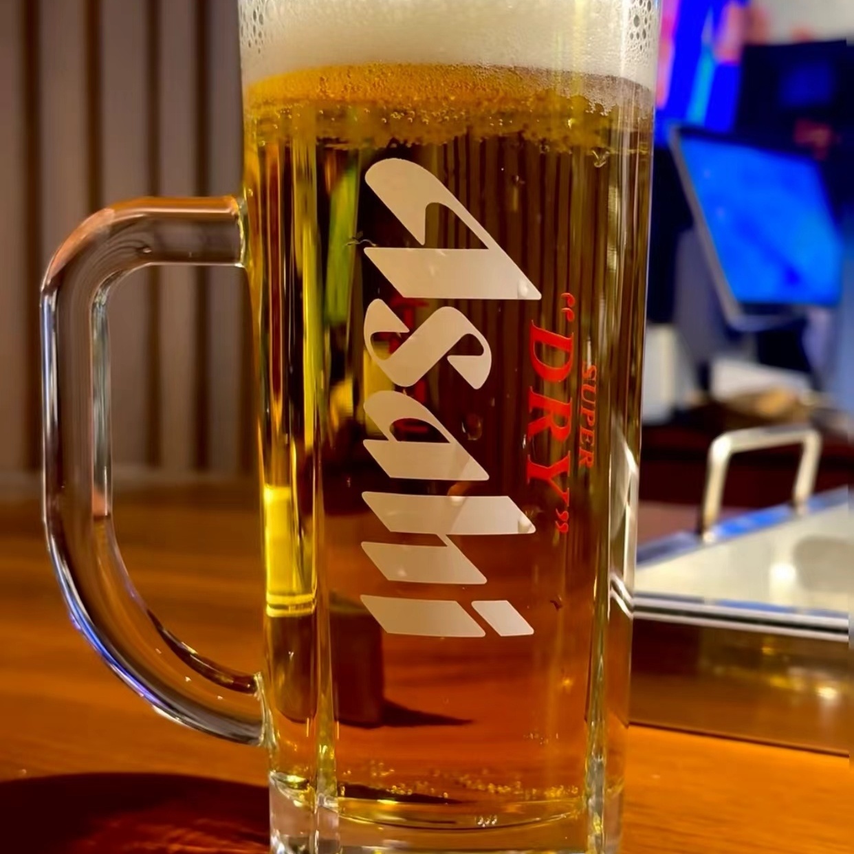 Craft Beer & Wine U- - Утолщенная пивная кружка Asahi с ручкой