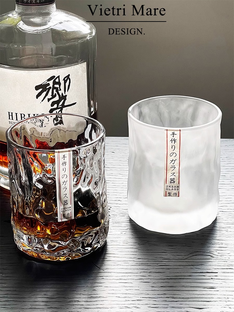 Wine Whiskey Beer - Стеклянная чаша ручной работы из Вьетнама
