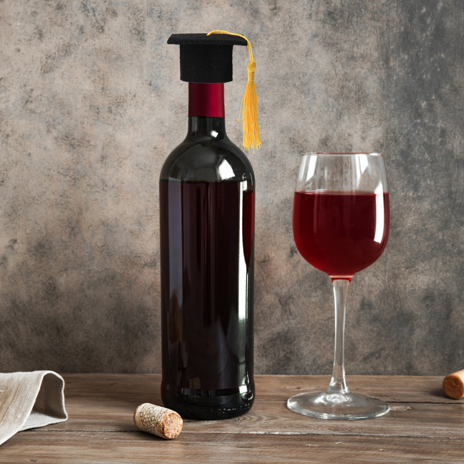 Wine Beer Hat - 6 шт. декоративных крышек для бутылок