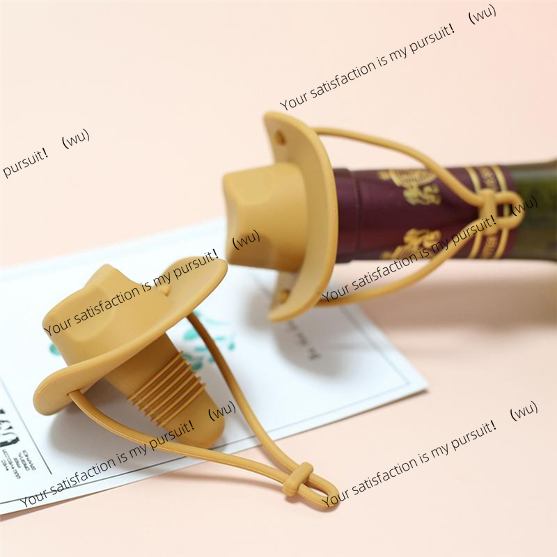 Wine Beer Hat - A20P-силиконовая ковбойская шляпа, пробка для вина,