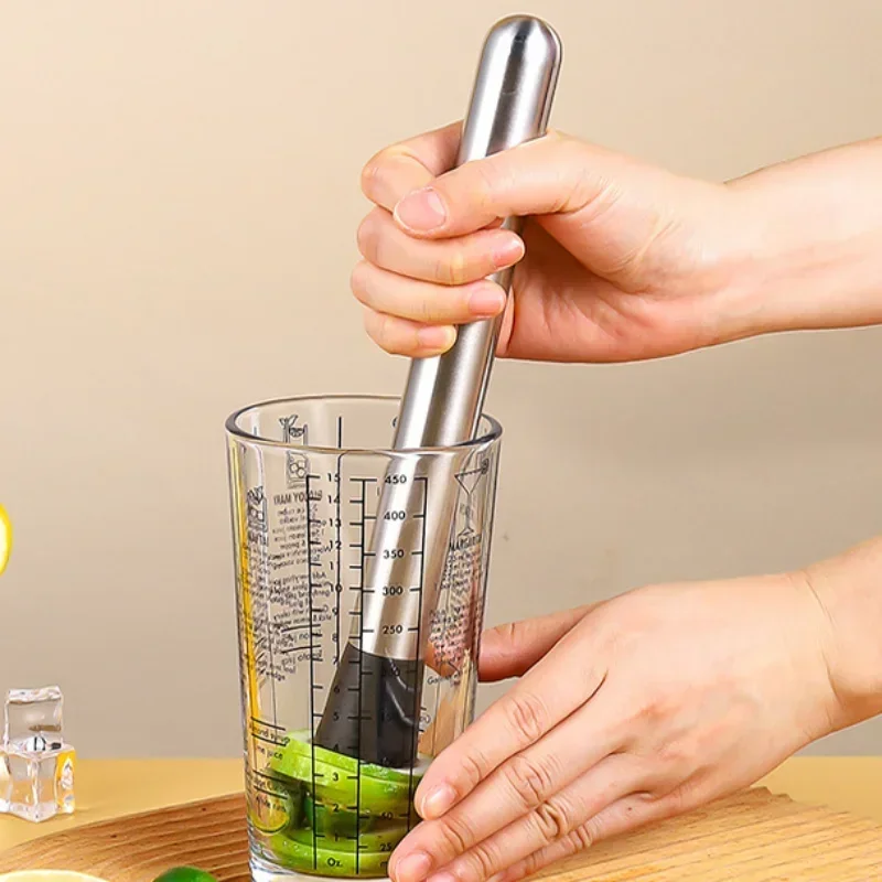 Muddler Cocktail Bar - Дробитый молоток для льда из нержавеющей