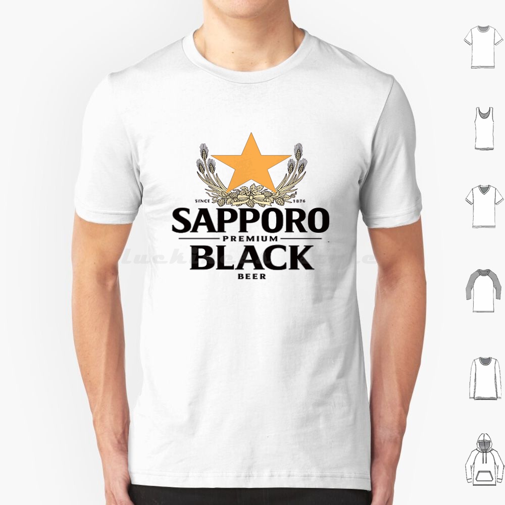 Wine Beer Best - Футболка Sapporo Malt 6XL, хлопковая, стильная,