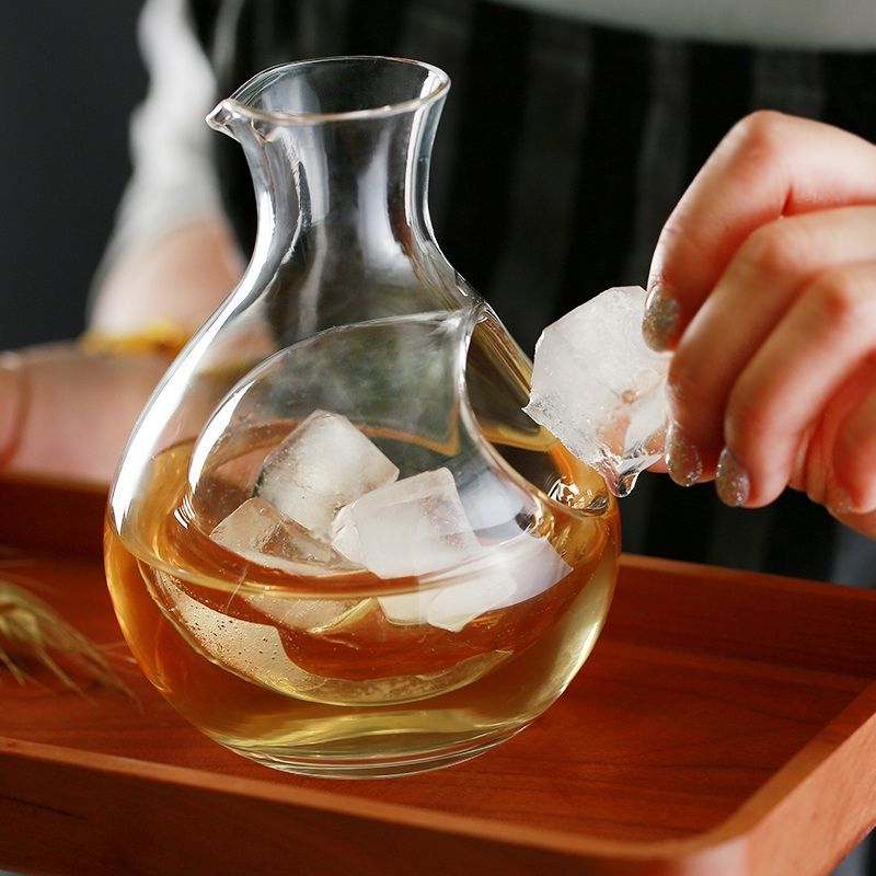 Wine Whiskey Beer - Бессвинцовый прозрачный хрустальный графин-кувшин для льда,