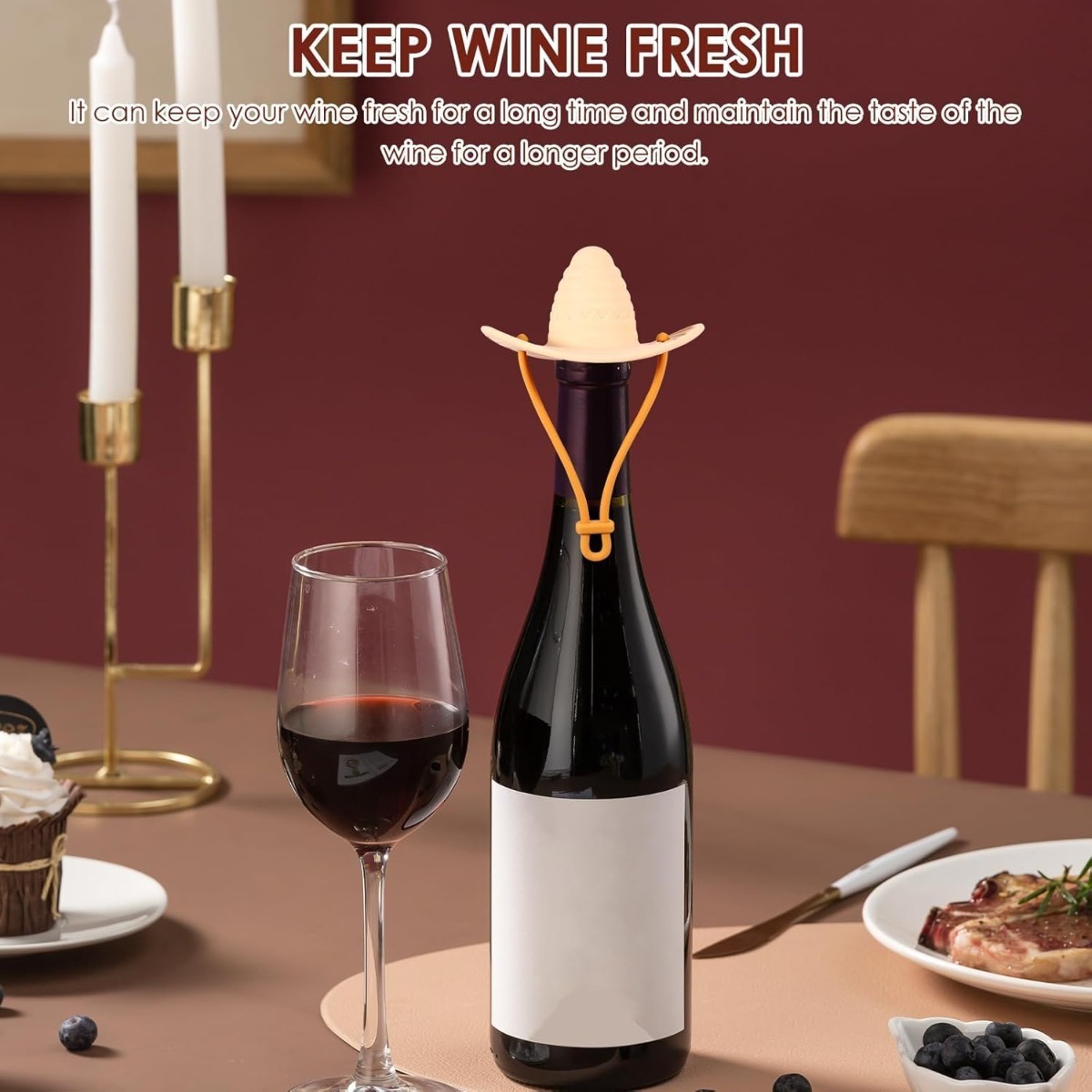 Пробка для винных бутылок в ви – обзор и цена Wine Beer Hat
