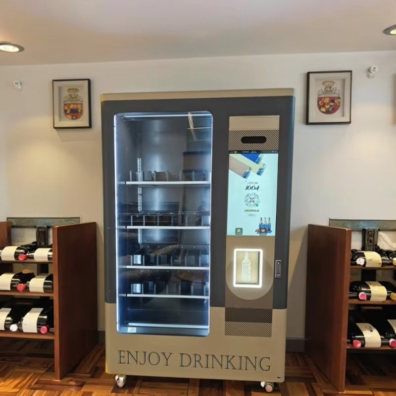 Умный торговый автомат с лифто – обзор и цена Wine Beer Usa