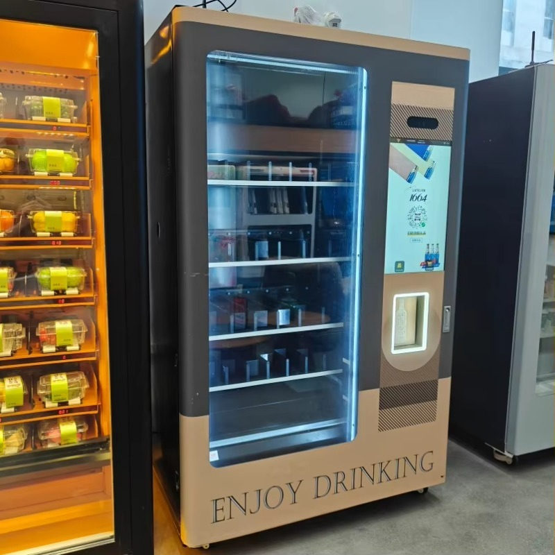 Умный торговый автомат с лифто – обзор и цена Wine Beer Usa